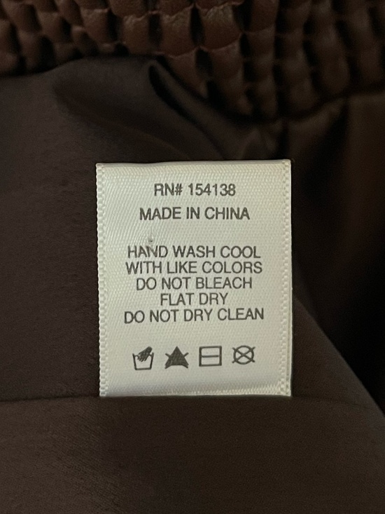 STAUD | Mae Off-The-Shoulder Vegan Leather Maxi Dress in Bark | Size XS - Picture 12 of 12